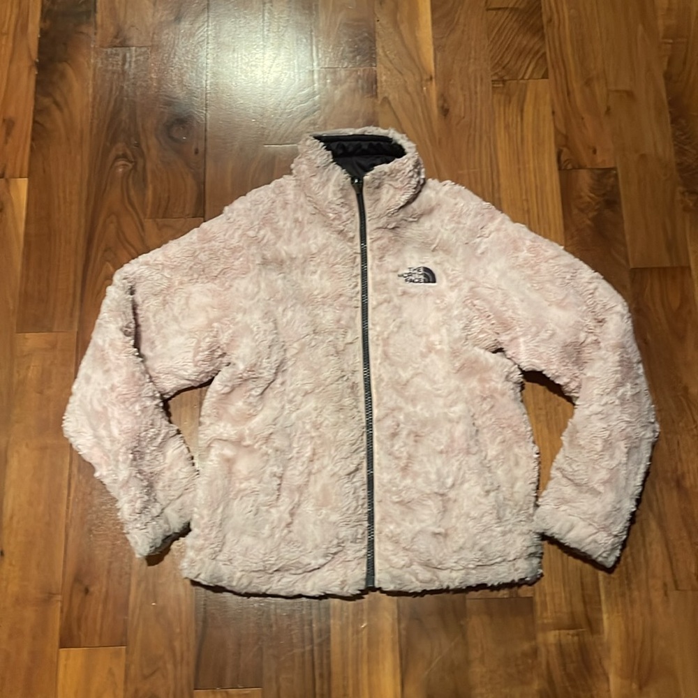 The North Face Reversible Puffer Sherpa Jacket- 7/8/Small - Picture 7 of 9